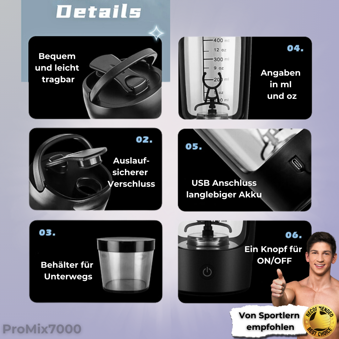 Promix7000 - Keine Lust mehr auf klumpige Proteinshakes?